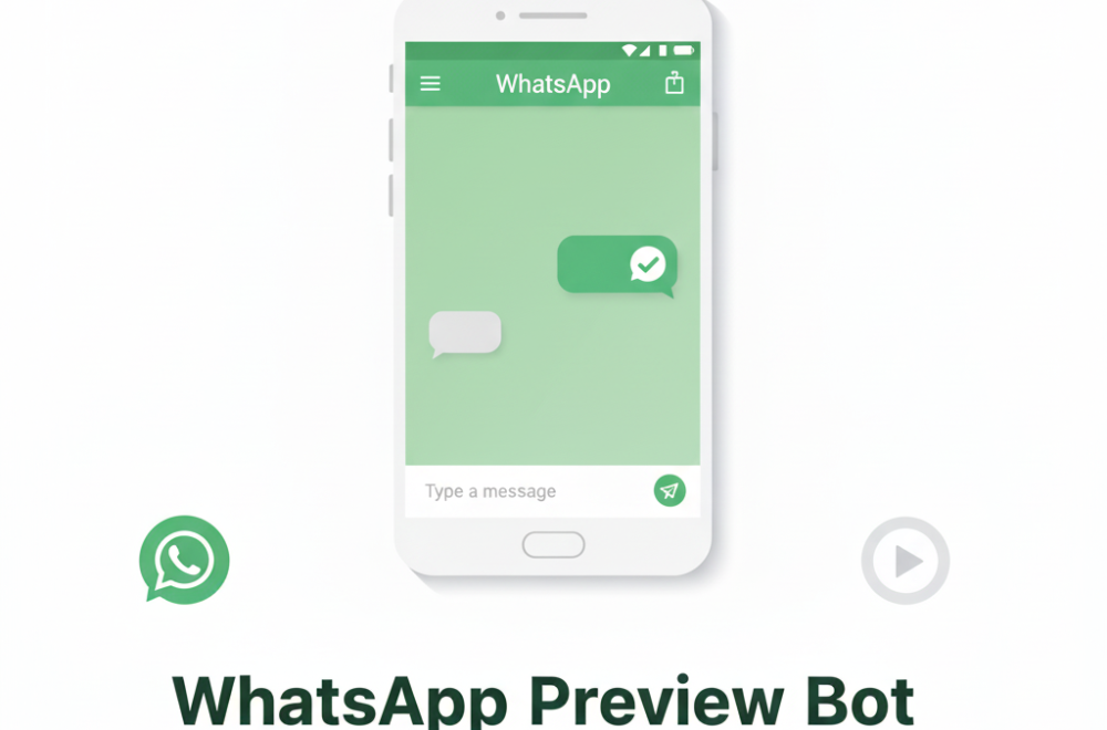 WhatsApp Message Preview Generator